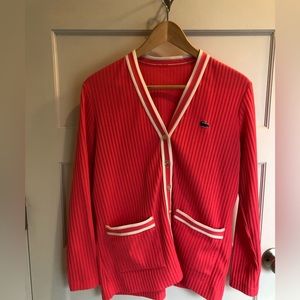 Vintage pink tennis cardigan size M/L